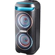 Беспроводная портативная колонка Defender Explode / 60W / USB  / Bluetooth  / LED подсветка / дисплей