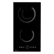 Поверхность электрическая KRONA ORSA 30 BL (Черный  / 2 конфорки / 1,2 кВт / 1,2 кВт / стеклокерамика / STOP&GO / 3,2 кВт)