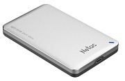 Внешний бокс для SSD 2.5 Netac WH12 2.5" с кабелем USB-C-USB-C. Цвет: серый