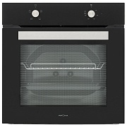 Духовой шкаф KRONA ASTRO 60 BL (72 л / до 260 °C / Чёрное стекло / Традиционная очистка / Формованные направляющие(x1) / А)