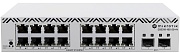 Коммутатор Mikrotik CSS318-16G-2S+IN, 16x 1000BASE-T, 2x SFP+, управляемый L2