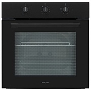 Духовой шкаф KRONA SERA 60 BL/BL (72 л / до 285 °C / Чёрный / Традиционная очистка / Гриль / Рельефные направляющие / А)