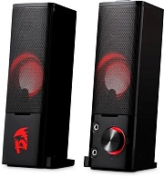 Колонки 2.0 Redragon Orpheus / 6W / USB-питание / RGB-подстветка / Чёрный / корпус - пластик