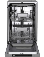 Машина посудомоечная встраиваемая 45 см Ascoli A45DWFIA1151G (11 комплектов / 3 полки / расход воды - 9 л / Луч на полу / А++)