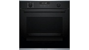Духовой шкаф Bosch HBG278EB3 (Serie6 / 71 л / до 275 °C / чёрное стекло / Гриль / Съемные напр / Пиролиз / AutoPilot 10 / SoftClose / A)