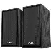 Колонки 2.0 SVEN SPS-509 / 6W / Питание - USB / чёрный / Корпус - дерево (MDF)