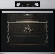 Духовой шкаф Gorenje BPS6737E14X (Essential / Нерж. / SilverMatte / IconLED / AirFry / GentleBake / UltraCoolDoorQuadro / телескоп / пиролиз)