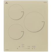 Поверхность индукционная KRONA VENTO 45 IV B (Узкая, 45 см / Слоновая кость / 3 конфорки / 1,3 кВт / 1,3 кВт / 2,3 кВт / стеклокерамика / 5,6 кВт)