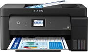 МФУ EPSON L14150 А3/Duplex /4-цв/ADF A4/СНПЧ/USB+WiFi+Ethernet (RJ-45)/ЖК-экран/Черн.101-C13T03V14A/V24A/V34A/V44A/розетка UK/ докупить Buro BU-PA01-B