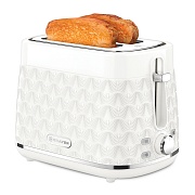 Тостер Brayer BR2102 (930 Вт/ тостов - 2/ подогрев, размораживание, поддон для крошек/ пластик/ белый)