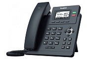 Телефон VoIP Yealink SIP-T31P, 2 SIP линии, PoE, порт 100 Мбит, 2,3" монохромный экран (с подсветкой)