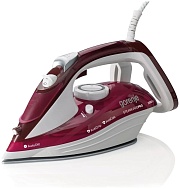 Утюг Gorenje SIH3000RBC Красный (3000 Вт/ подошва - керамика/ паровой удар - 105 г/мин/ 2,5 м/ автоотключение)