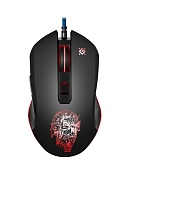 Проводная мышь Defender Sleipnir GM-927, (Проводная 1.5м/12800 dpi), Черная