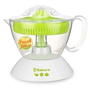 DSP Соковыжималка Sakura SA-6509GR (40 Вт/ для цитрусовых/ скоростей - 1/ 800 мл/ корпус - пластик)