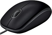Проводная мышь Logitech M110, (Проводная 1.8м/1000 dpi/Бесшумная), Черная