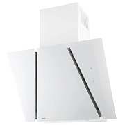 Вытяжка наклонная AKPO WK-9 Cetias 90 Inox/White Glass (1100 м³/ч / 111 Вт /  2 LED лампы по 2 Вт / ширина - 90 см / белое стекло)