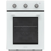 Духовой шкаф KRONA LYRA 45 WH (Узкий, 45 см / 45 л / до 260 °C / Белое стекло / Телескоп. напр. (x1) / Гриль / А)