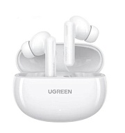 Беспроводные TWS наушники Ugreen Earbuds HiTune T6 ANC, (Bluetooth 5.3, AAC, LDAC, SBC), Белые