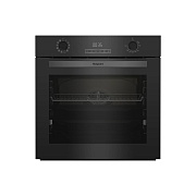 Духовой шкаф с добавлением пара Hotpoint FE9 1231 JS BLG (72 л / до 280°C / Чёрный, стекло / Катализ / Гриль / Телескоп. направляющие (x1) / А+)
