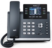 Телефон VoIP Yealink SIP-T44U, 12 SIP линии, PoE, порт 1 Гбит, 2,8" цветной экран, 2 USB
