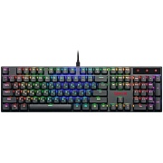 Проводная игровая клавиатура Redragon Apas, (Полноразмерная/Механическая/Кабель 1.6м), Черная