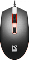 Проводная мышь Defender Dot MB-986, (Проводная 1,8м/1600 dpi), Черная