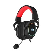 Проводные игровые наушники Redragon Zeus X RGB, (объемный звук 7.1, провод 2 м), Черные