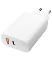 Сетевое зарядное устройство TFN WCRPD22 (USB+USB Type-C/4.5A/33W/быстрая зарядка QC+PD/черное)