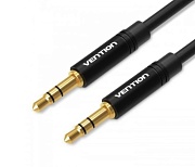 Кабель аудио Vention (3.5mm Jack M - 3.5mm Jack M) длина 1м. черный