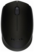 Беспроводная мышь Logitech B170, (Радиоканал/1000 dpi), Черная
