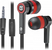 Наушники с микрофоном Defender PULSE 420 BLACK/RED 63424