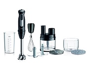 Блендер Braun MultiQuick 5 MQ55755MBK (1000 Вт/ скоростей 21/ турборежим/ венчик, измельчитель, комбайн, стакан)