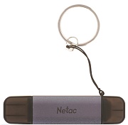 Считыватель Card reader Netac WK13 USB3.0+Type-C to mSD/SD