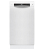Машина посудомоечная встраиваемая 45 см Bosch SPU6ZMW02S (Serie6 / 10 комплектов / 3 полки / расход воды - 8.9 л / Home Connect / Белый фасад / А+++)