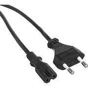Кабель питания ноутбуков, аудио/видео ExeGate Power PCN-3P (Евровилка CEE7/16->C7, VDE-250V-2*0.5mm2, медь, черный, 6A, 3м)