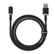 Кабель Baseus Cafule Series Lightning - USB, 1м, Черный/Золотой