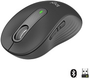 Беспроводная мышь Logitech Signature M650, (Bluetooth/Радиоканал/4000 dpi/Бесшумная), Черная