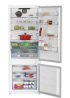 Холодильник встраиваемый Beko BCNE400I35ZS (HarvestFresh / Объем - 405 л / Высота - 194 см / Ширина - 69 см / Слайд. крепление фасада / A++ / NoFrost)