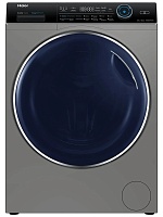 Стирально-сушильная машина Haier HWD80-BP14979S (53,5см / 8/5кг / 1400об / пар / Инверторный Двигатель / Серебро)