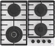 Поверхность газовая Gorenje GTW642SYW (Simplicity 2.1 / белый / закаленное стекло / чугун / WOK)