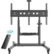 Мобильная стойка для ТВ ONKRON TS1991 eLift чёрный, для 50"-100", нагрузка до 130 кг, регулировка высоты - 1130 - 1600 мм, моторизированная