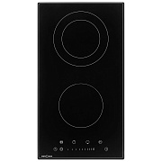 Поверхность электрическая KRONA LAUREL 30 BL (Черный  / 2 конфорки / 1,2 кВт / 1,2 кВт / стеклокерамика / STOP&GO)