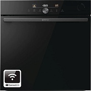 Духовой шкаф с добавлением пара Gorenje BPSA6747DGWI (G600 / 77 л / до 300 °C / Чёрный, стекло / Пиролиз / Термозонд / Wi-Fi / телескоп. напр.(x2) /A+