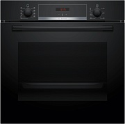 Духовой шкаф Bosch HBA534EB3 (Serie4 / 71 л / до 275 °C / Чёрное стекло / Гриль / телескоп. направляющие(x1) / Катализ / SoftClose / A+)