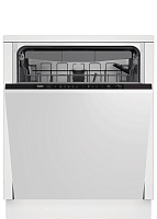 Машина посудомоечная встраиваемая 60 см Beko BDIN15360 (13 комплектов / 2 полки / расход воды - 12,9 л / Луч на полу / А++)
