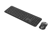 Беспроводной комплект клавиатура+мышь Logitech MK950, (Полноразмерная/4000 dpi/2.4), Черная