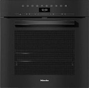 Духовой шкаф с добавлением пара Miele H 7464 BP OBSW (76 л / до 300°C / Чёрное стекло / телескоп. напр. / WiFiConn@ct / Пиролиз)