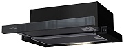 Вытяжка телескопическая KRONA KAMILLA 500 AIR 1B (449 м³/ч / 110 Вт / галогенная лампа 1x28 Вт / ширина - 50 см / черный / металл/стекло)