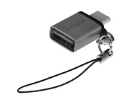Переходник OTG USB Type-C - USB 3.0 EUGREEN US270 (USB Type C/USB 3.0 Af) Цвет: серый космос