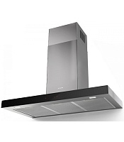 Вытяжка каминная Faber STILO GLASS SMART A60 (690 м³/ч / 250 Вт / LED освещение 2 x 3 Вт / ширина - 59.8 см / Нерж.сталь + чёрное стекло)
